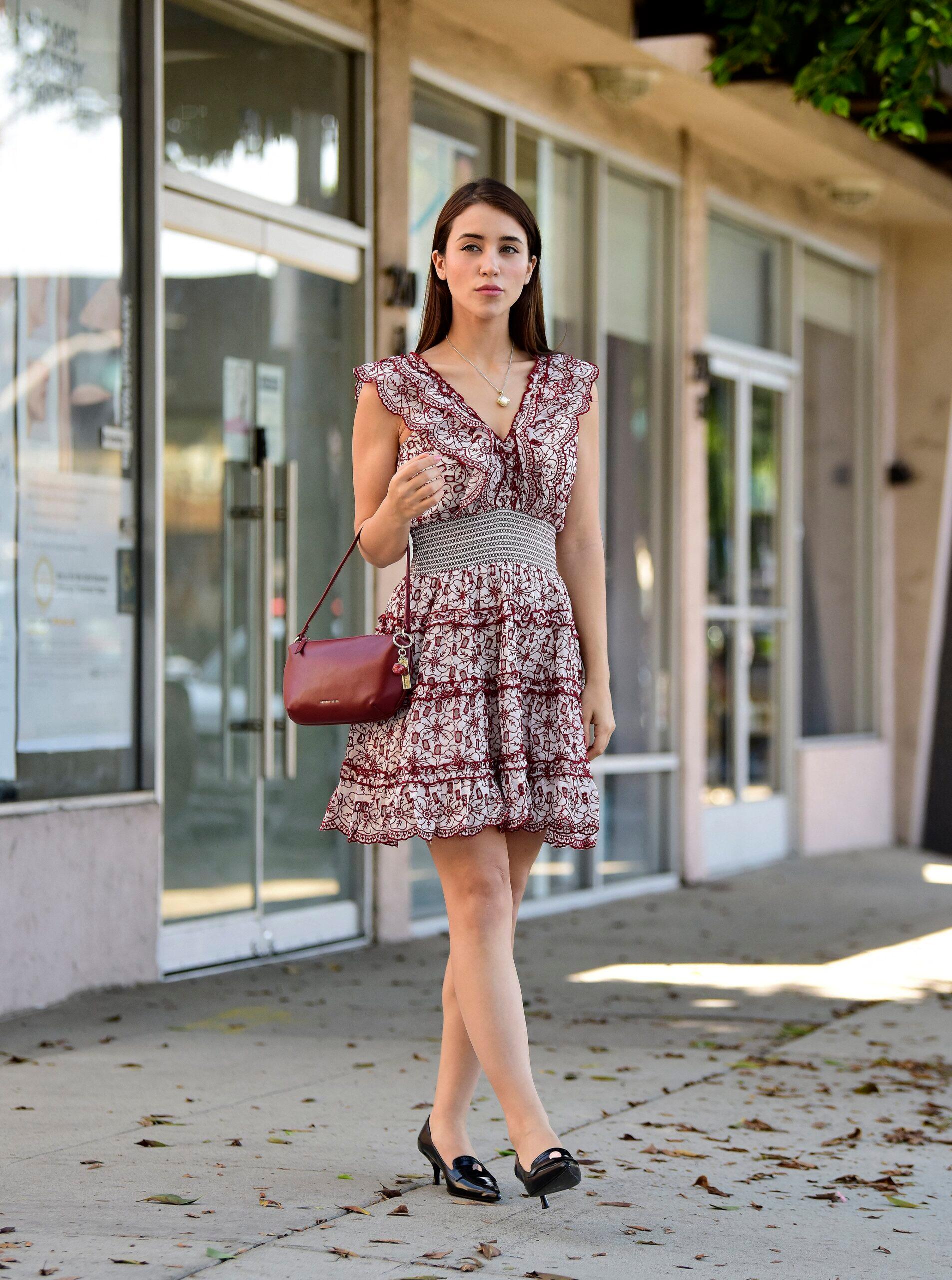 Caylee Cowan Dazzles in Spontaneous Hollywood Shoot for her brand