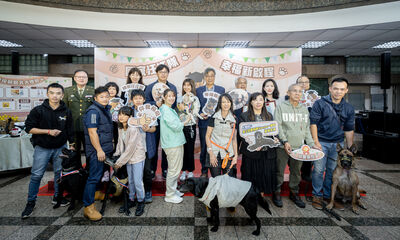 農業部表揚退役執勤犬　公私協力打造退役犬幸福照護