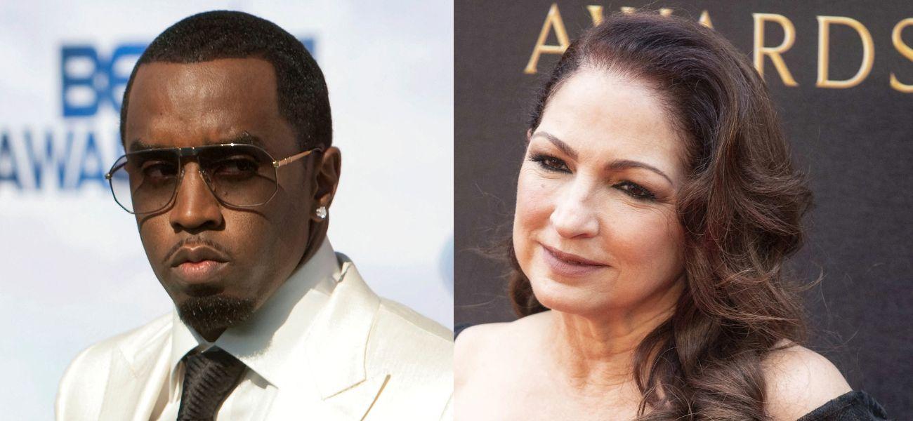 Diddy, Gloria Estefan photo collage