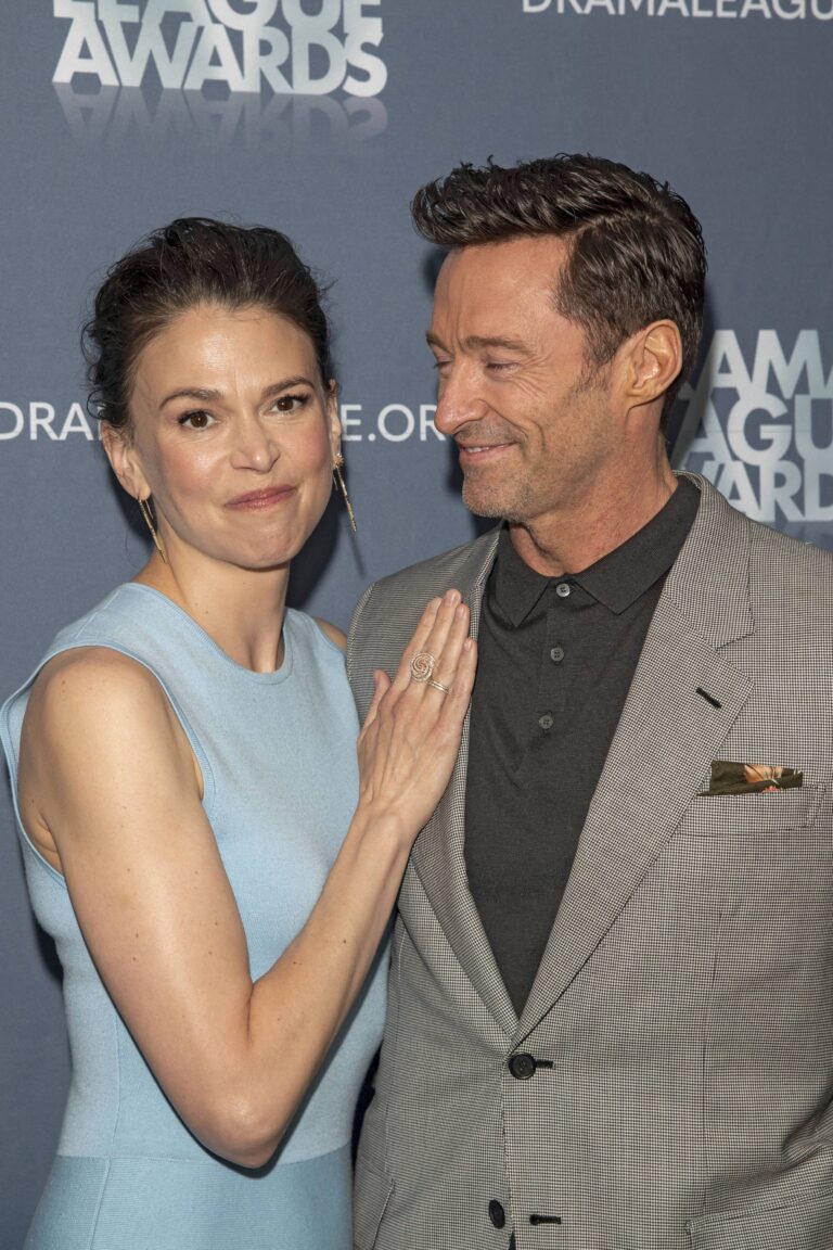 Sutton Foster and Hugh Jackman