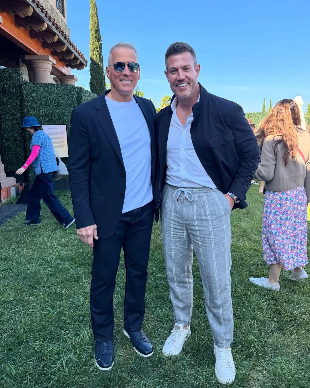 Jesse Palmer and Mel Owens