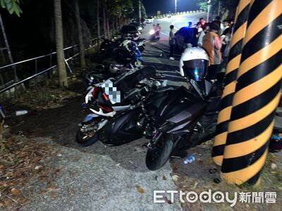 朝陽科大學生山道騎車過彎失控　6車看夜景聊天衰被撞釀6傷