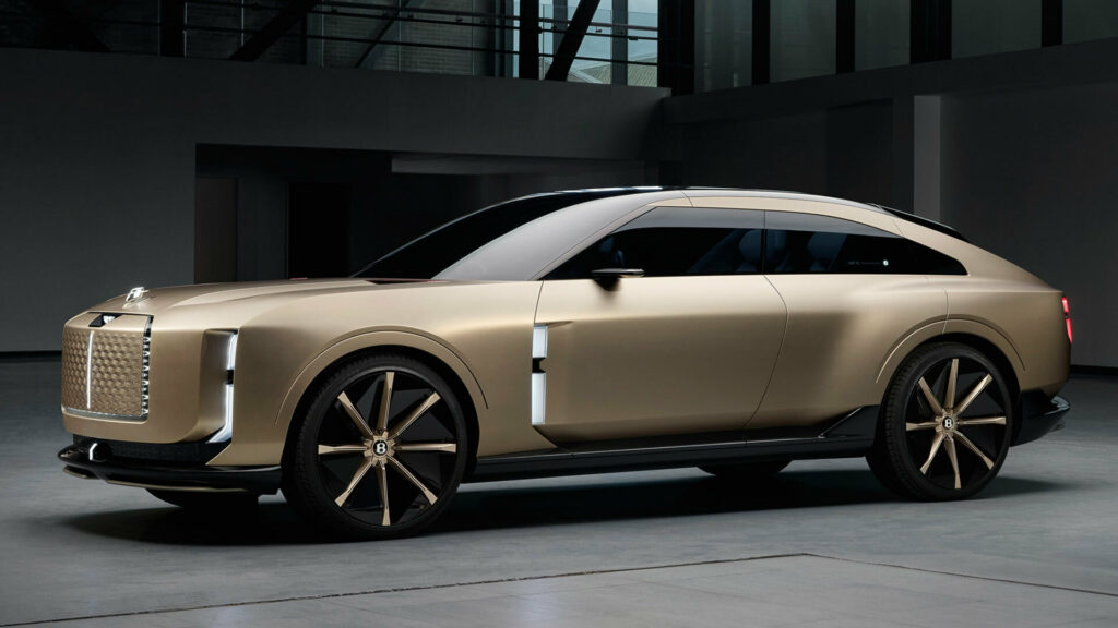 Bentley’s First EV Is A Concept So Weird It Doesn’t Even Have A Front Passenger Seat