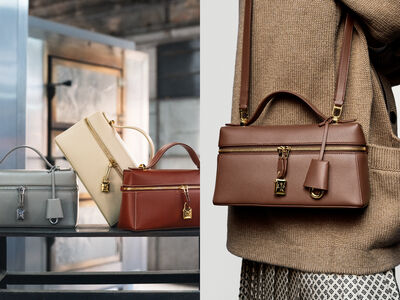 包開箱／Loro Piana話題化妝箱包Extra L23新尺寸多色報到！優雅鎖扣是靈魂