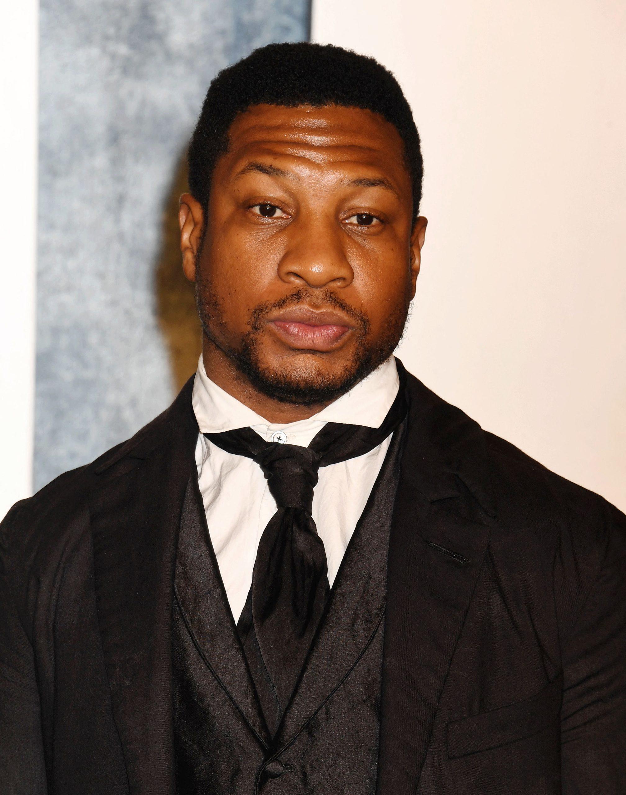 Jonathan Majors at the 2023 Vanity Fair Oscar Party
