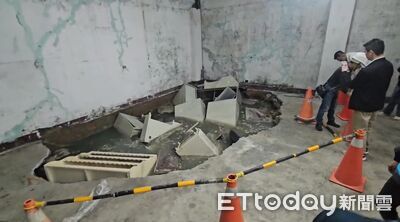 基隆工地害鄰宅出現「大天坑」　市府急令停工、上百戶待安全鑑定